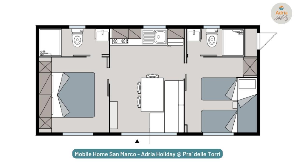 Pra' Delle Torri - Adria Holiday Mobile Homes 카오를레 외부 사진